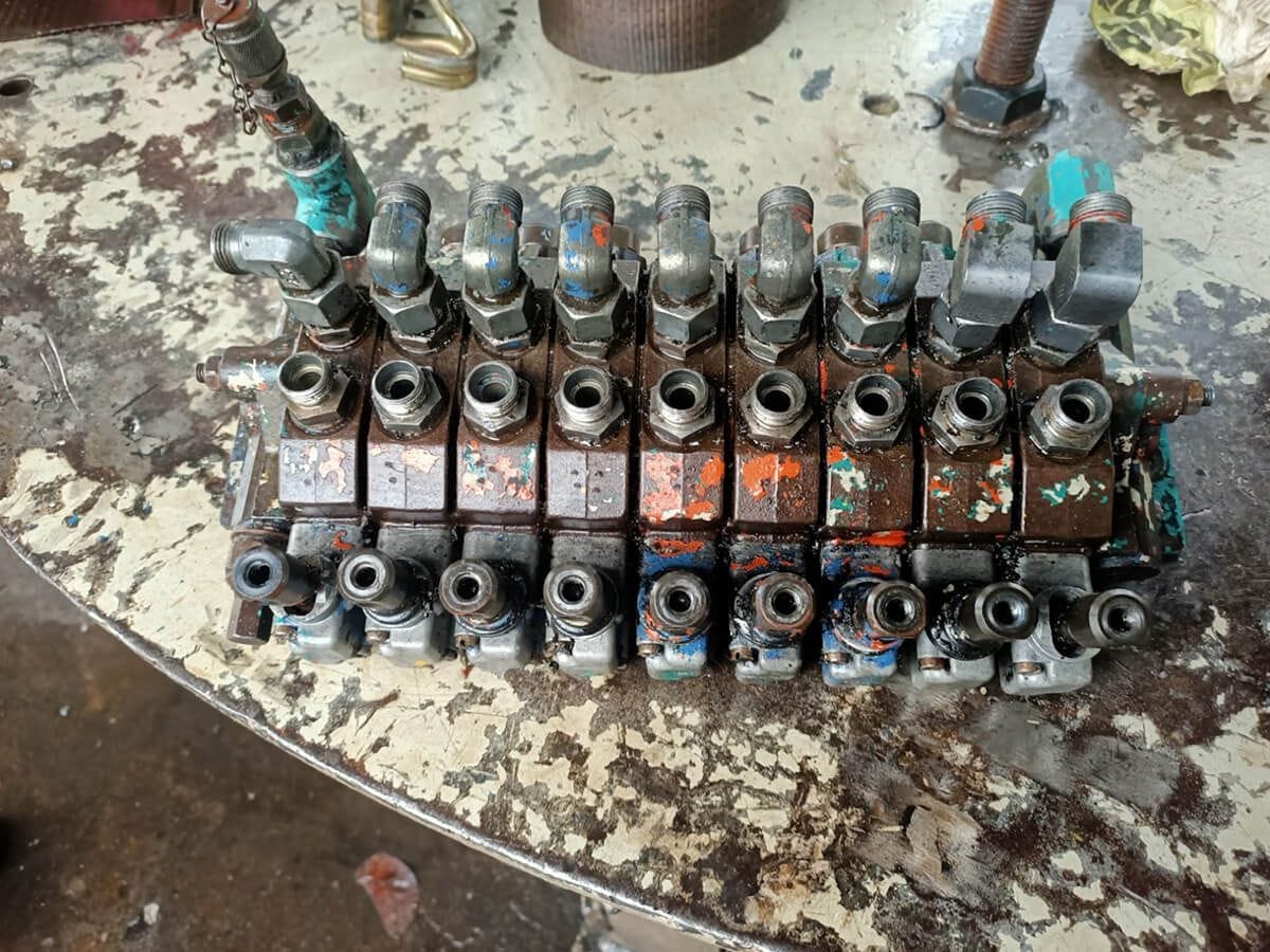 Cargo Valve Overhaul in Progress