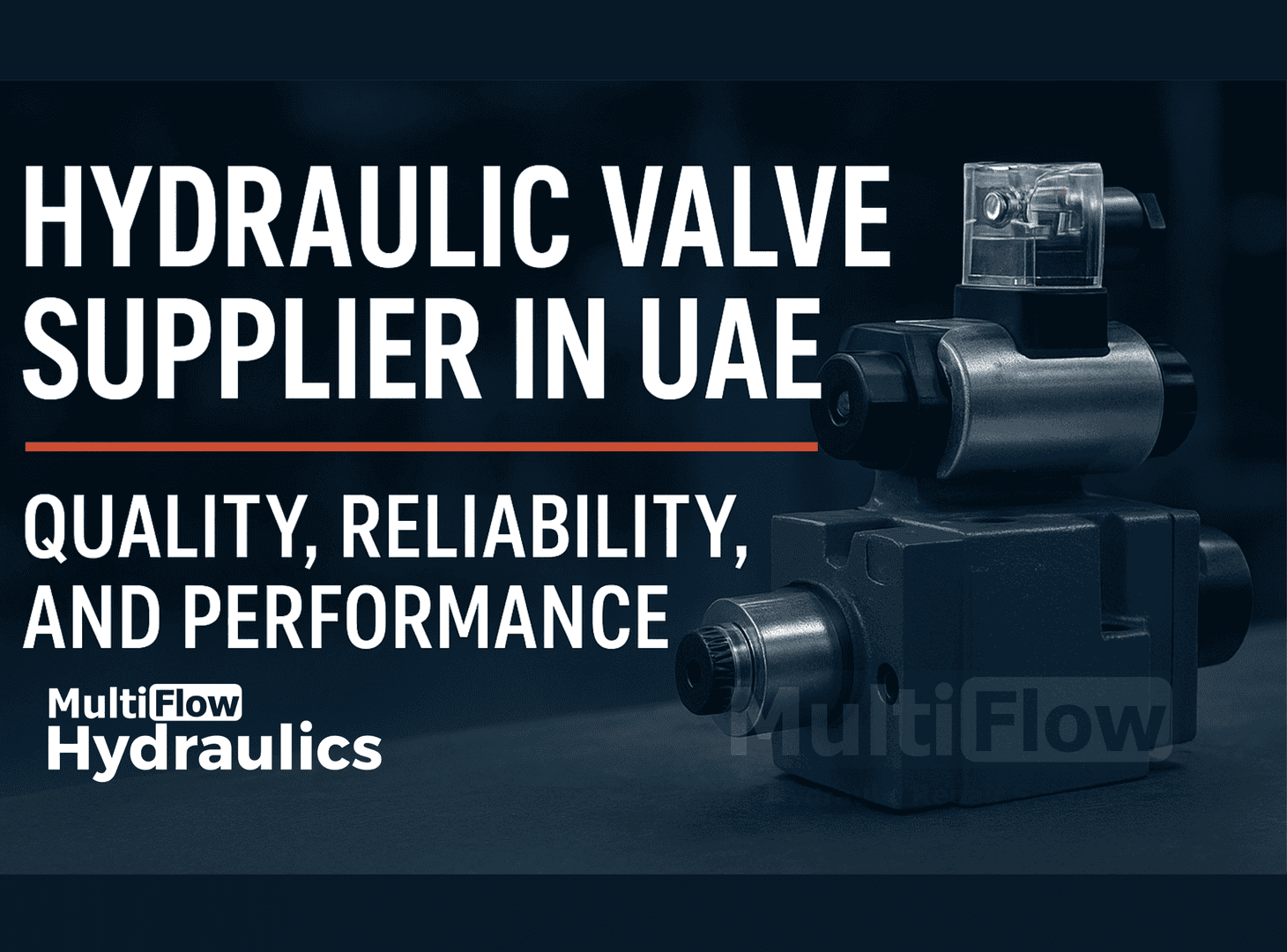 Credible hydraulic valve suppliers in United Arab Emirates, Quality, Credibility and Performance