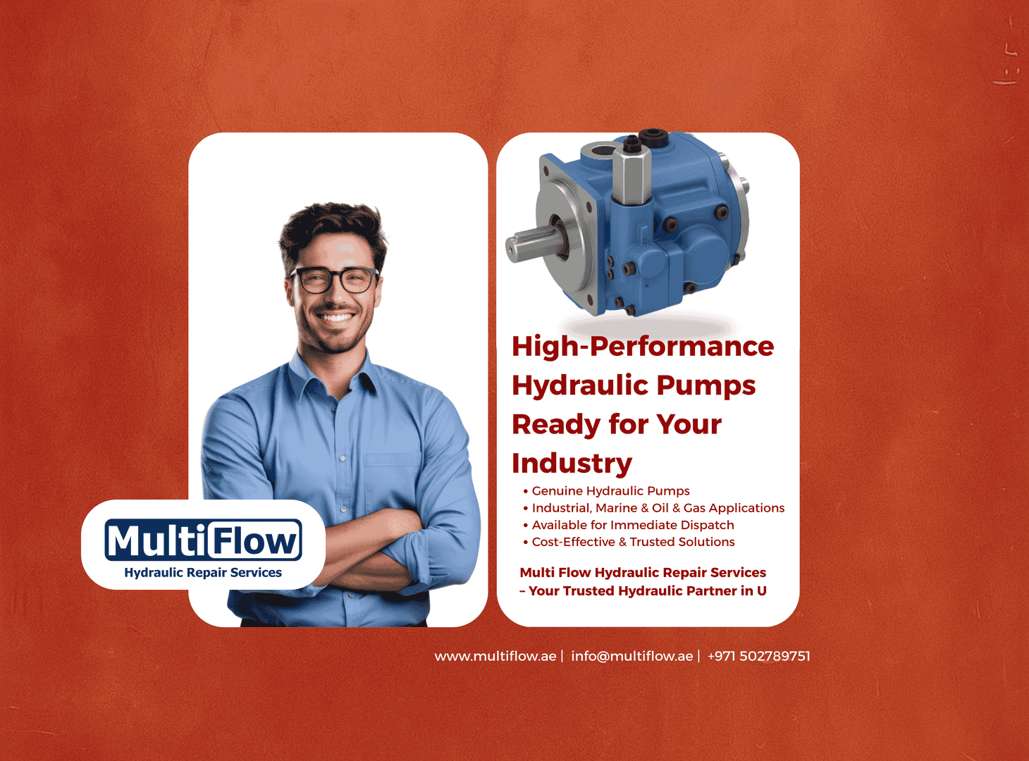 Hydraulic Pumps in the UAE – Power Up, No Compromises