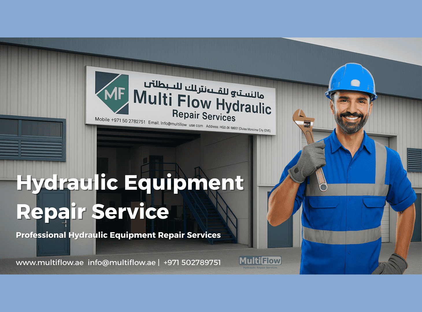 Hydraulic Equipment Repair Service in the UAE | Multi Flow Hydraulic