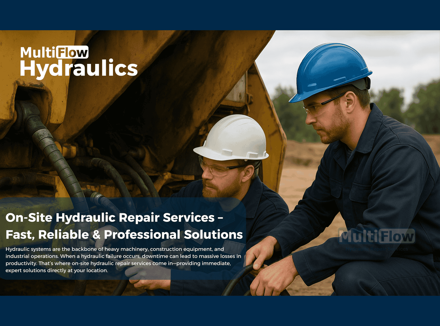 On-Site Hydraulic Repair Services – Fast, Reliable & Professional Solutions