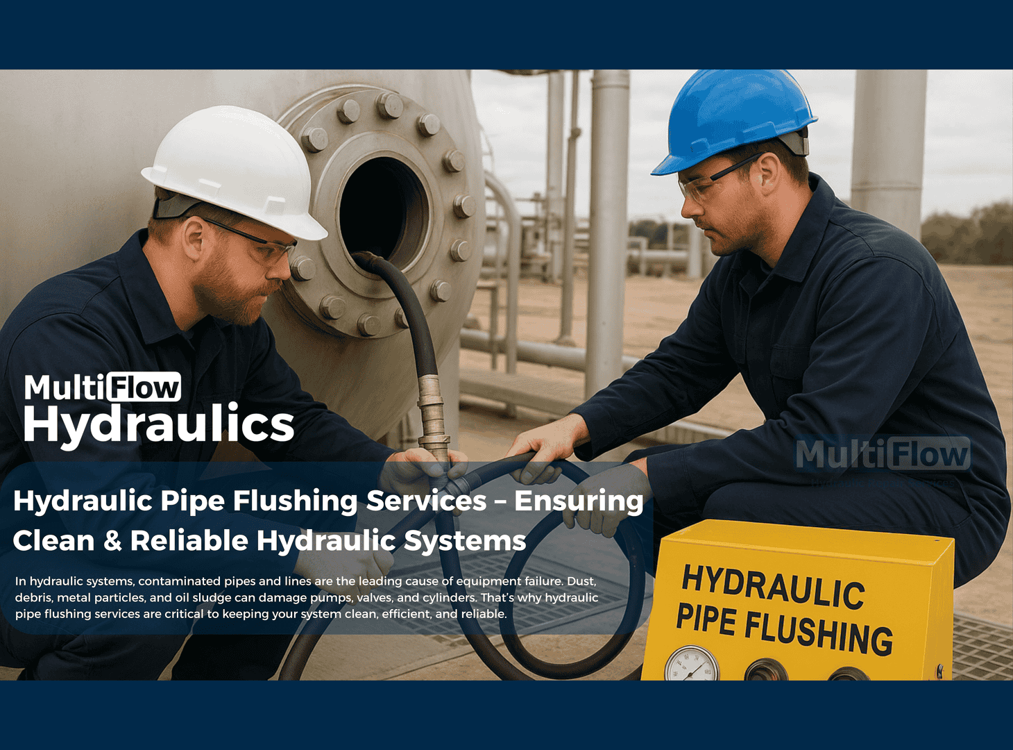 Hydraulic Pipe Flushing Services – Ensuring Clean & Reliable Hydraulic Systems