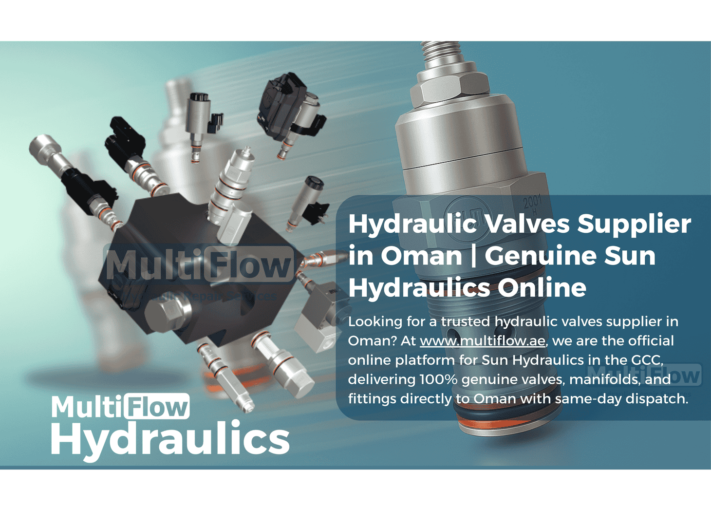 Hydraulic Valves Supplier in Oman | Genuine Sun Hydraulics Online