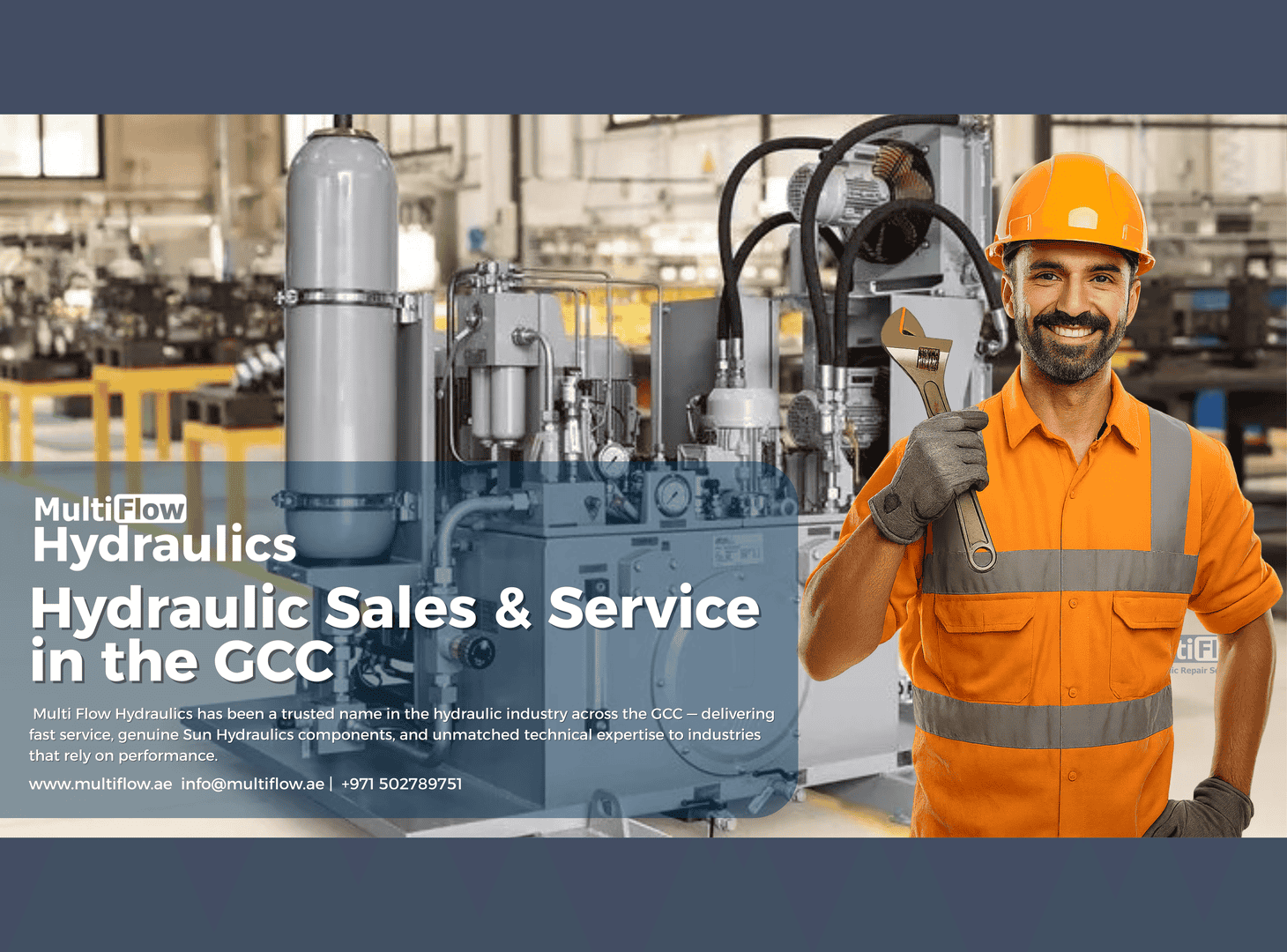 Hydraulic Sales & Service in the GCC – Multi Flow Hydraulics