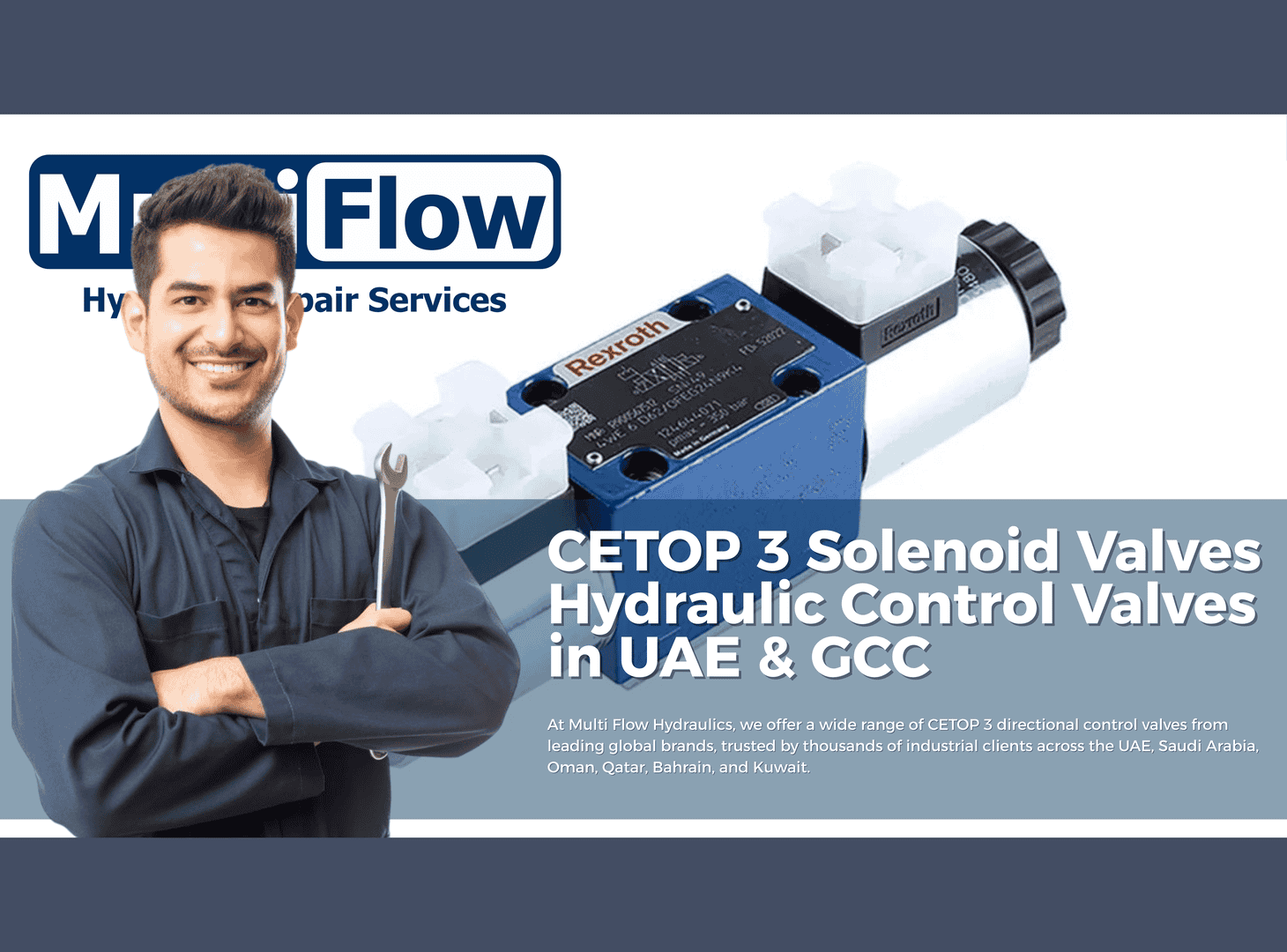 CETOP 3 Solenoid Valves | Hydraulic Control Valves in UAE & GCC