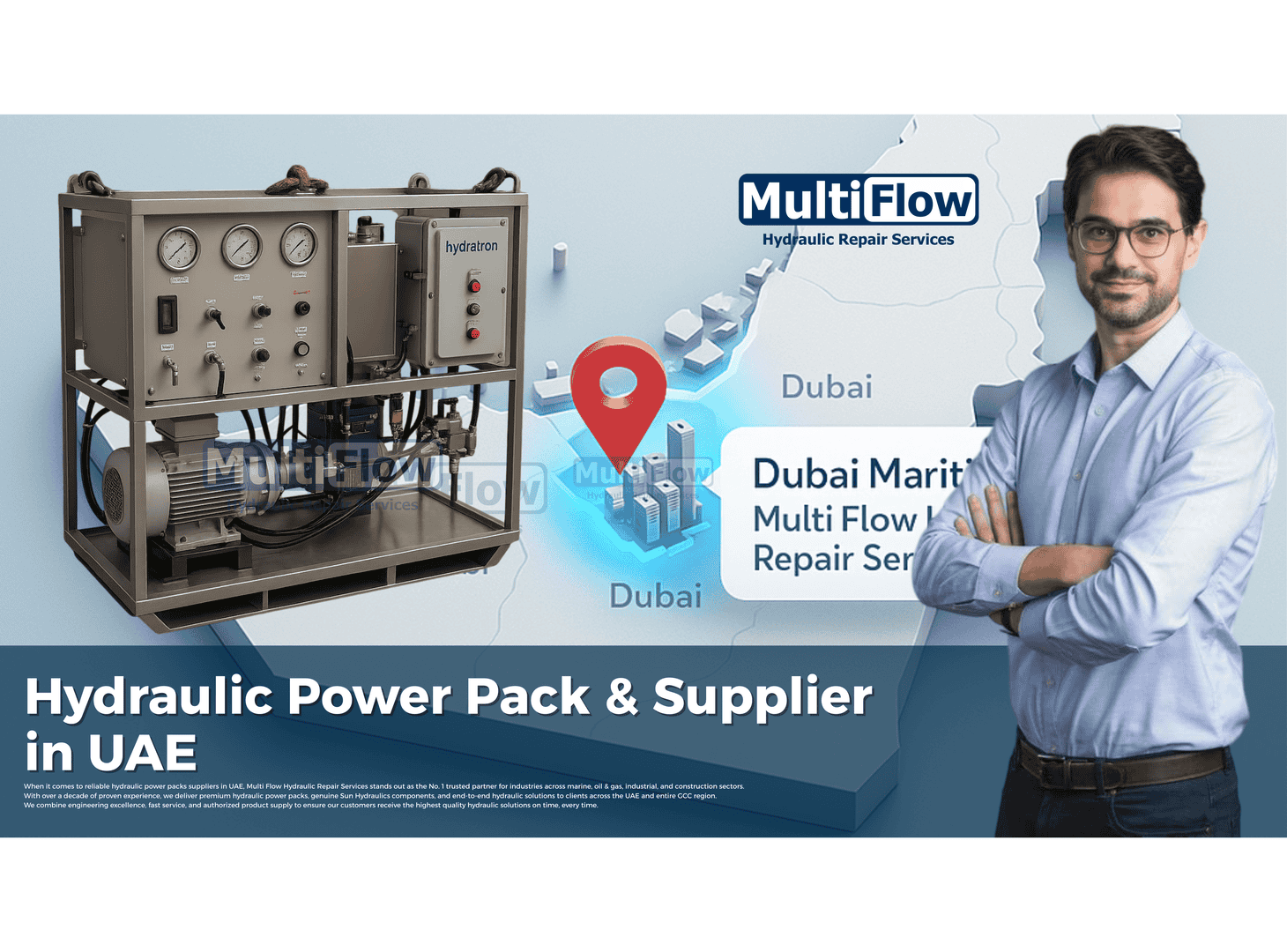Hydraulic Power Packs Suppliers in UAE | Multi Flow Hydraulics
