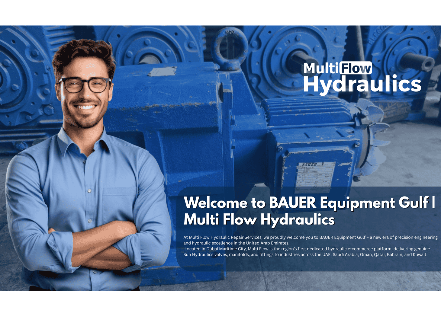 Welcome to BAUER Equipment Gulf | Multi Flow Hydraulics