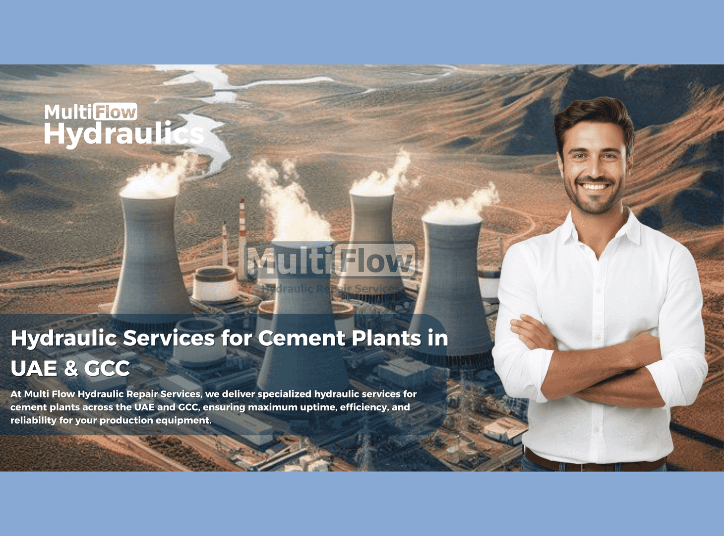 Hydraulic Services for Cement Plants in UAE & GCC | Multi Flow Hydraulic Repair Services