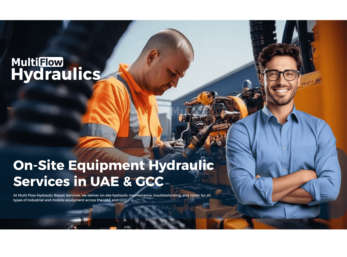 On-Site Equipment Hydraulic Services in UAE & GCC | Multi Flow Hydraulic Repair Services