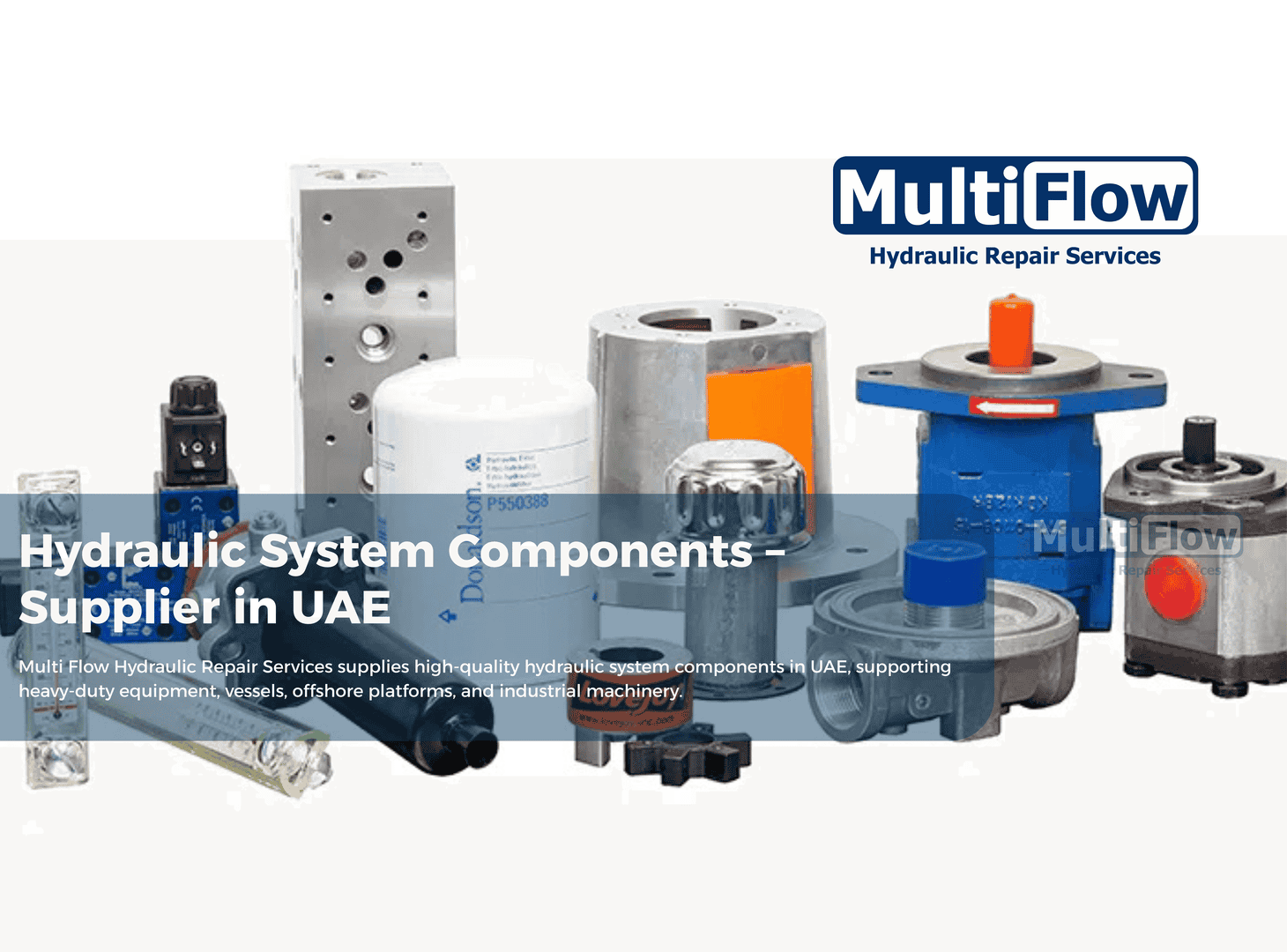 Hydraulic System Components – Supplier in UAE