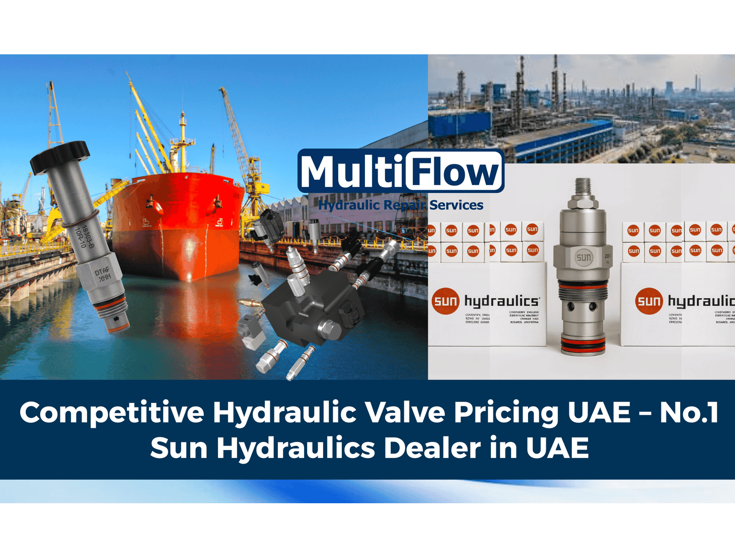 Competitive Hydraulic Valve Pricing UAE – No.1 Sun Hydraulics Dealer in UAE