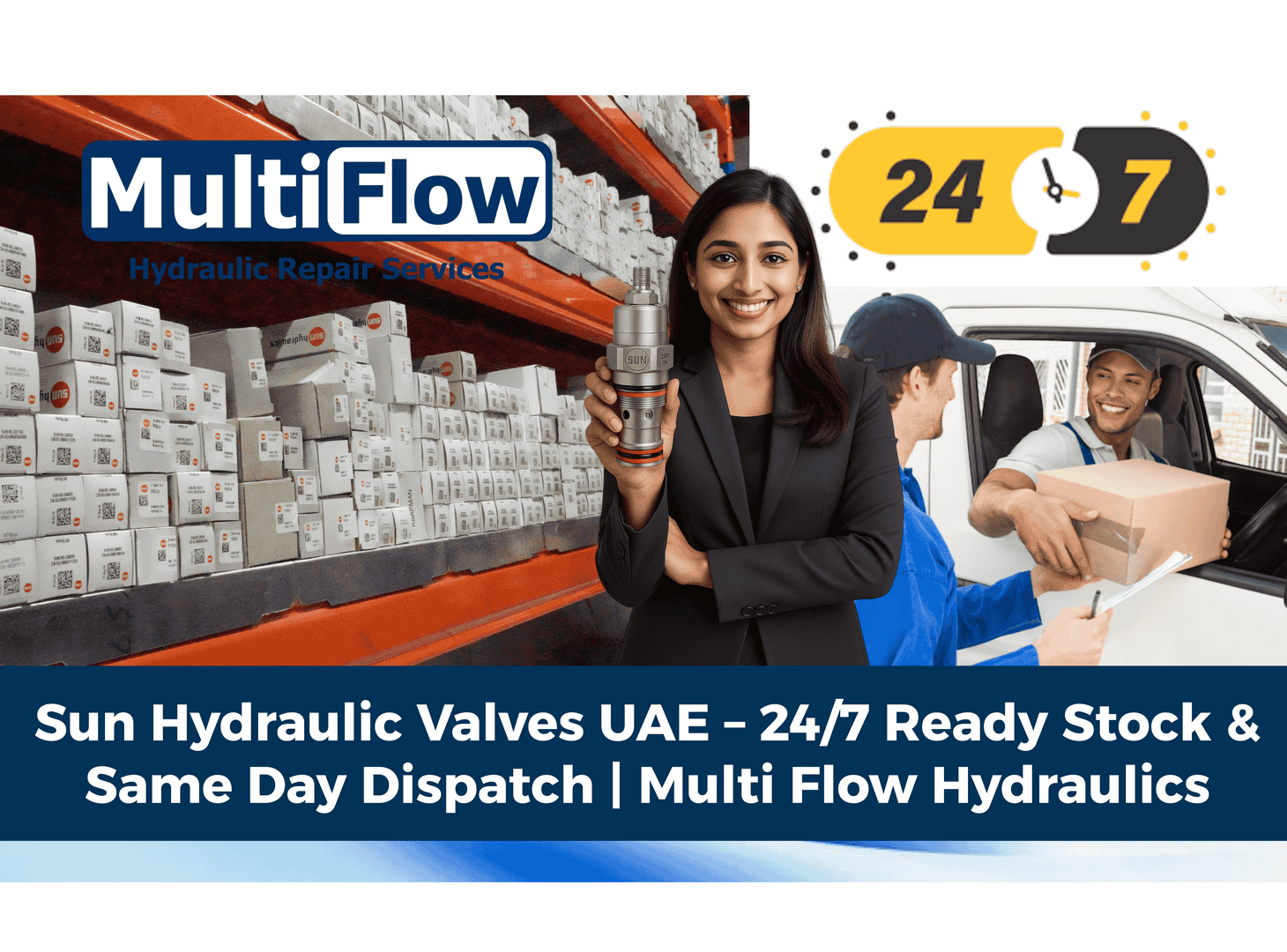 Sun Hydraulic Valves UAE – 24/7 Ready Stock & Same Day Dispatch | Multi Flow Hydraulics