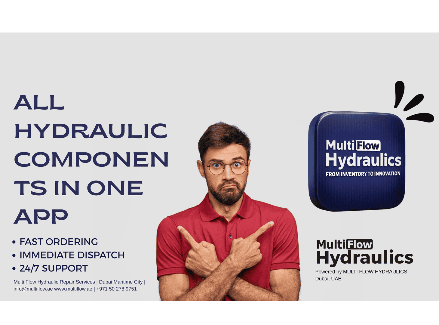 All Hydraulic Components in One App – Introducing the Multi Flow Hydraulics App UAE