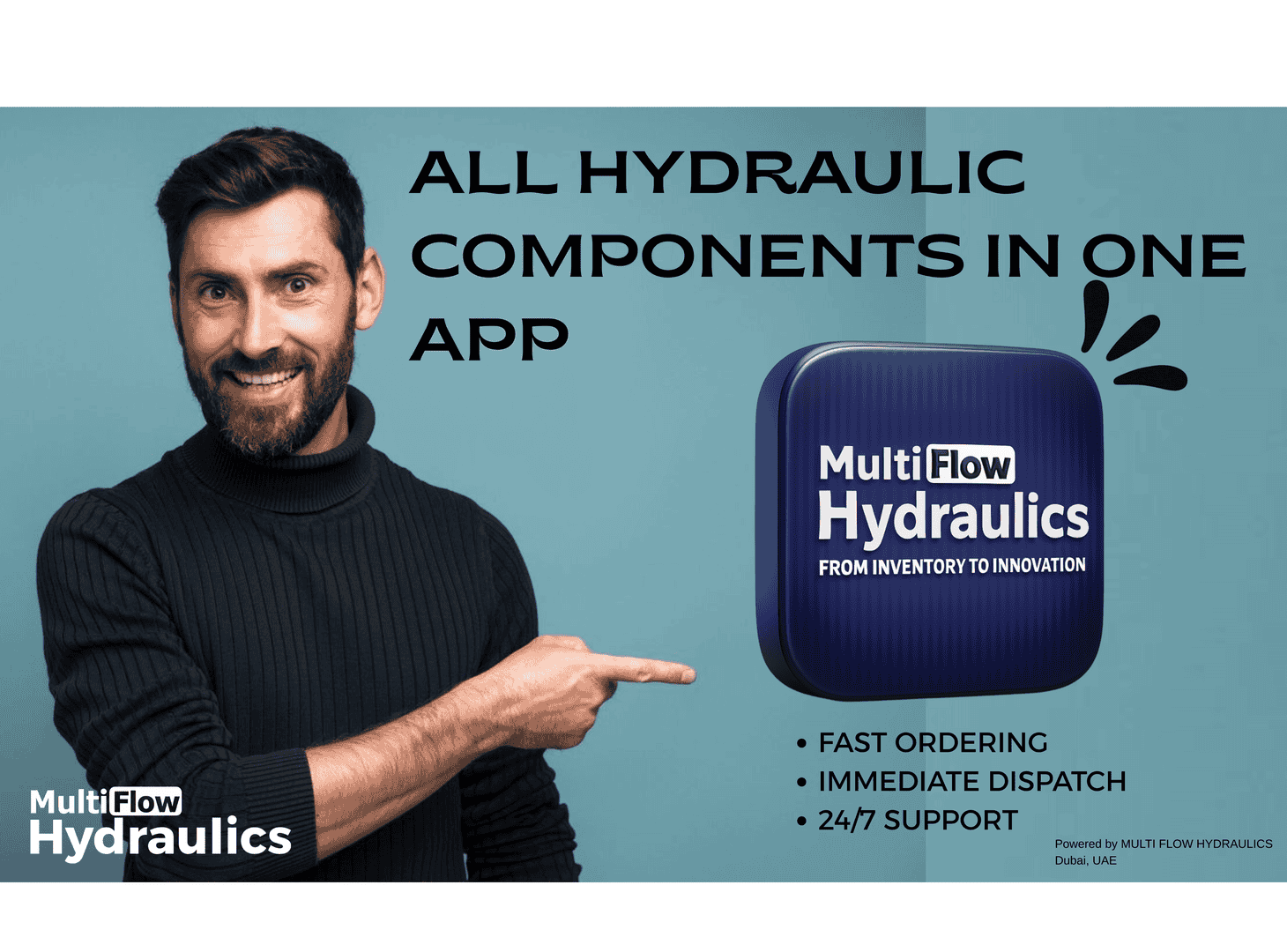 UAE’s No.1 Hydraulic App – Multi Flow Hydraulics UAE