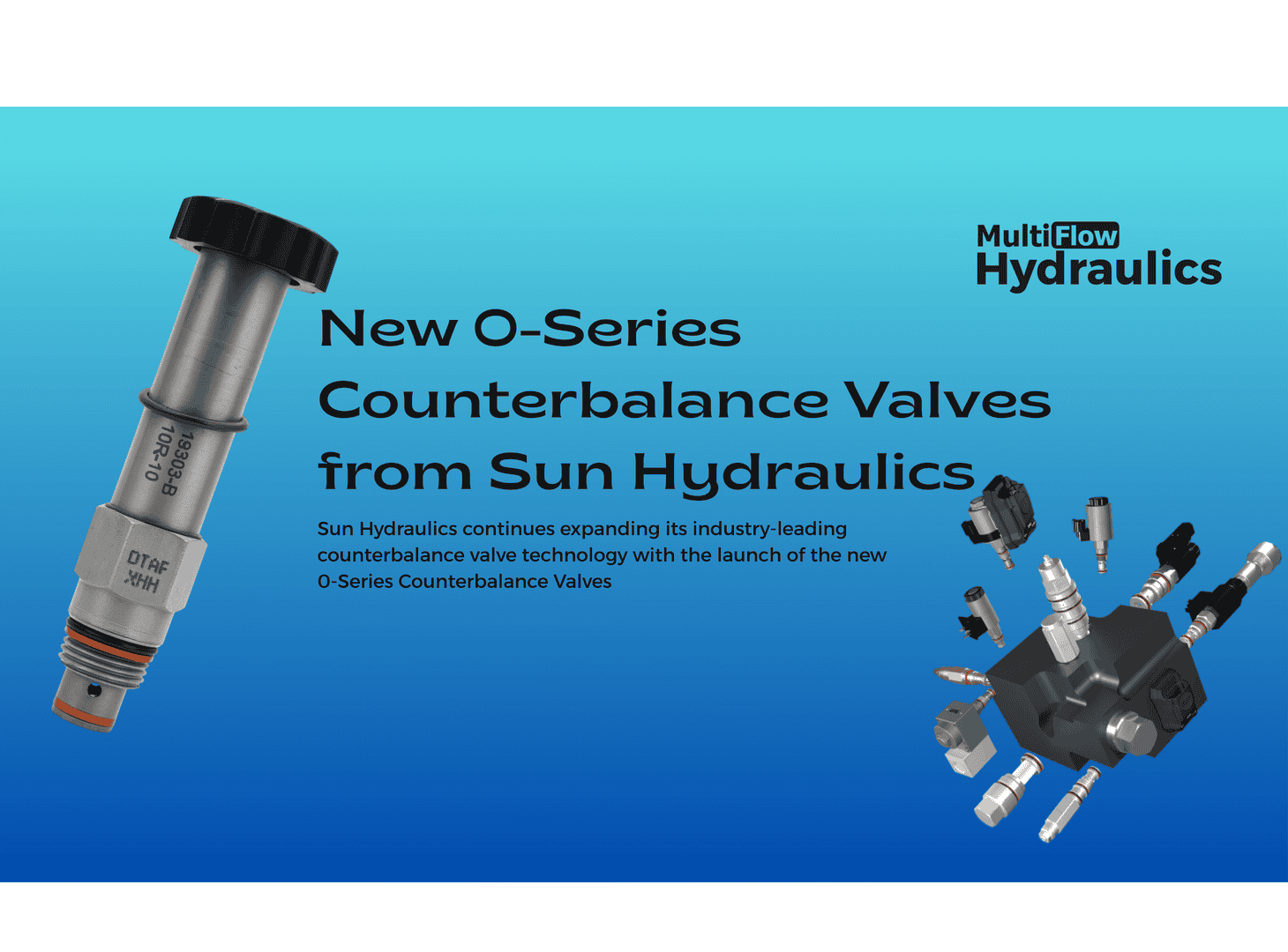 New 0-Series Counterbalance Valves from Sun Hydraulics