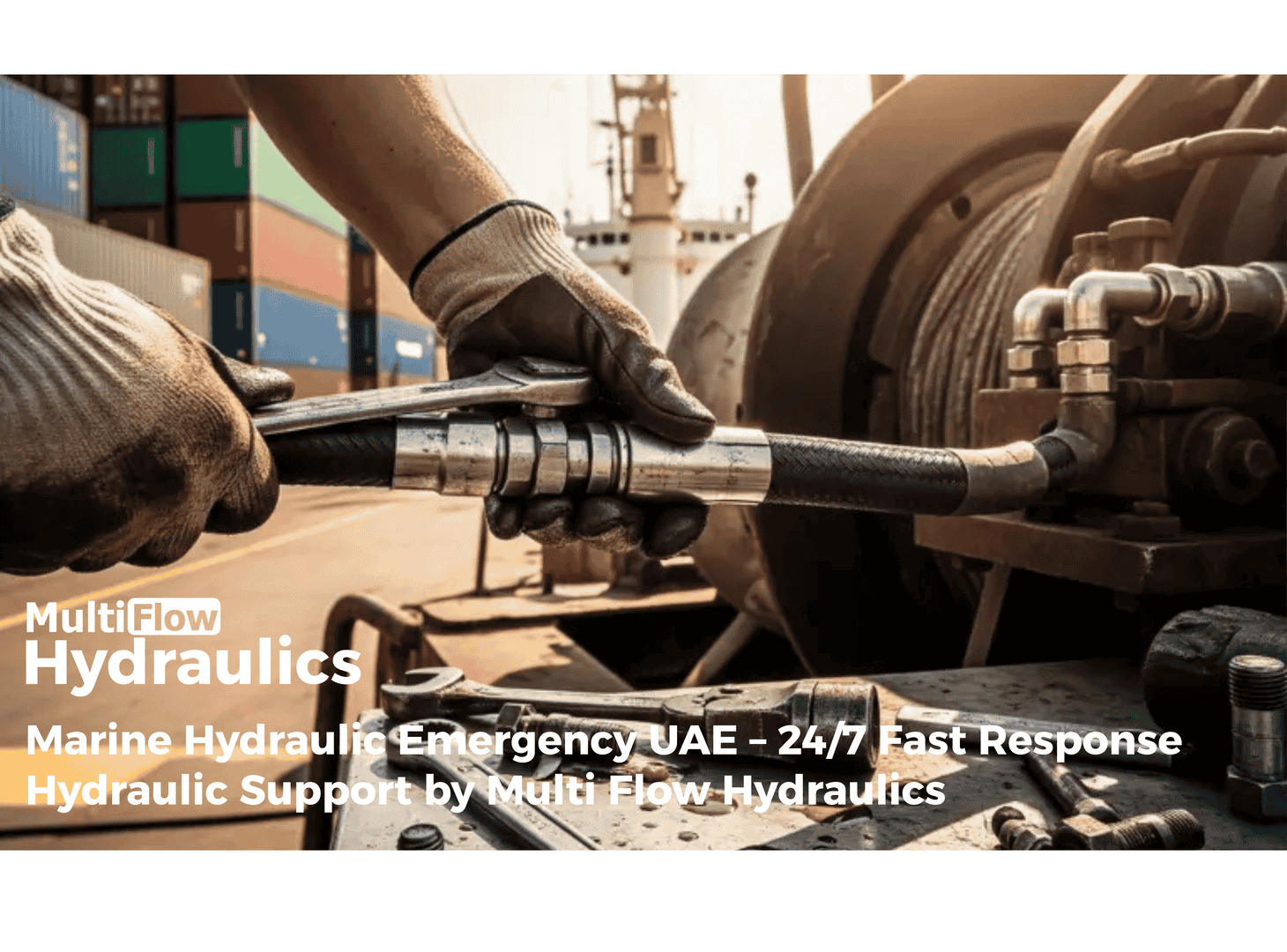 Marine Hydraulic Emergency UAE – 24/7 Fast Response Hydraulic Support by Multi Flow Hydraulics Drag