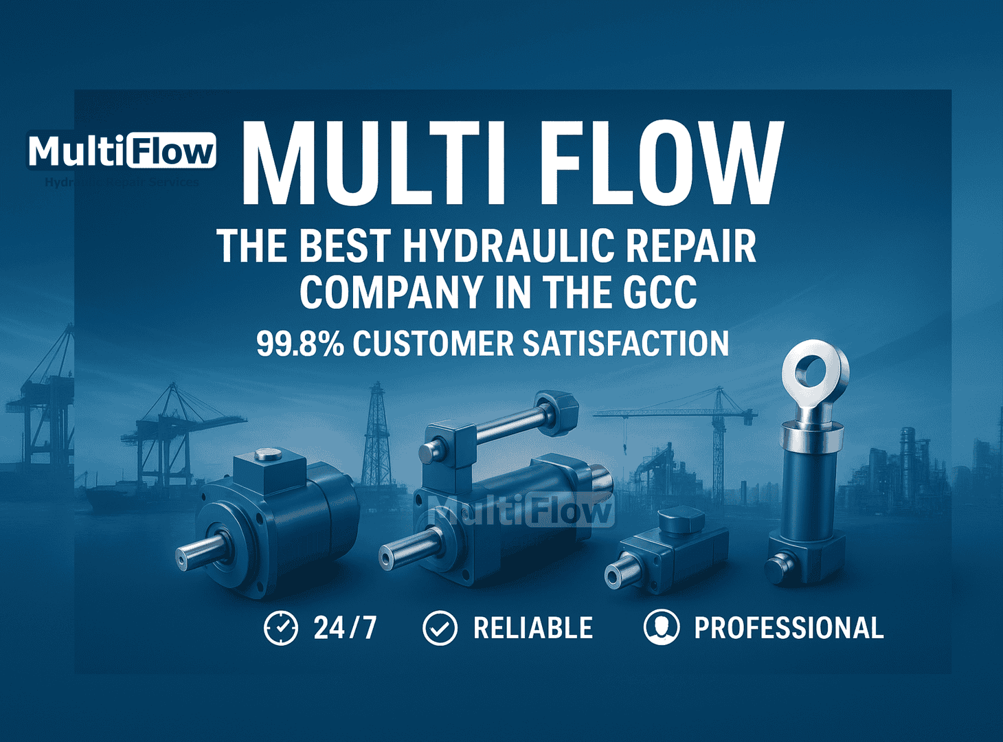 Multi Flow: The Best Hydraulic Repair Company in the GCC – 99.8% Customer Satisfaction