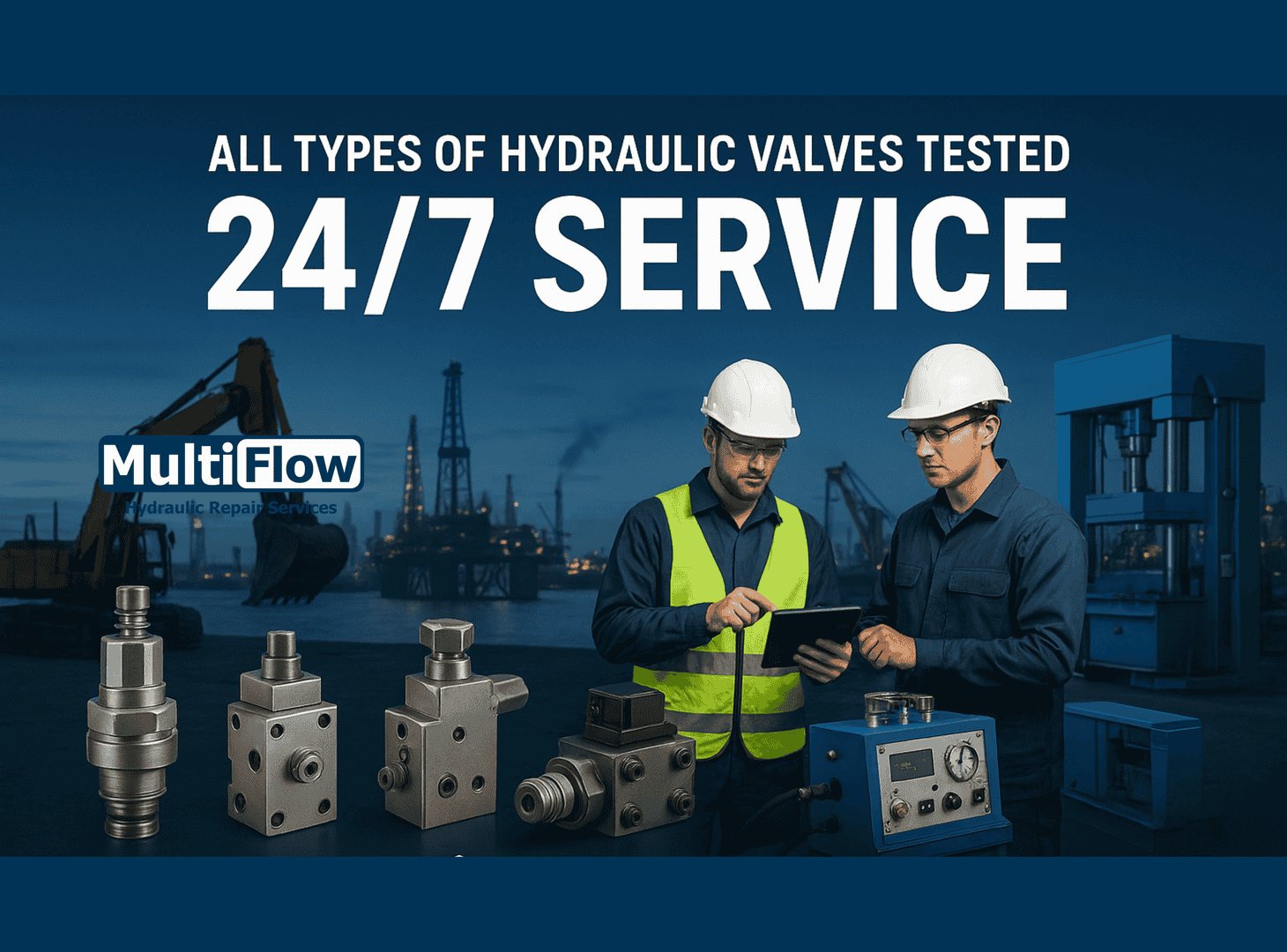 Hydraulic Valve Testing Services in the UAE: Ensuring Performance, Safety, and Reliability
